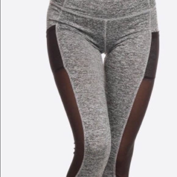 Gray/Black Leggings - Picture 2 of 7